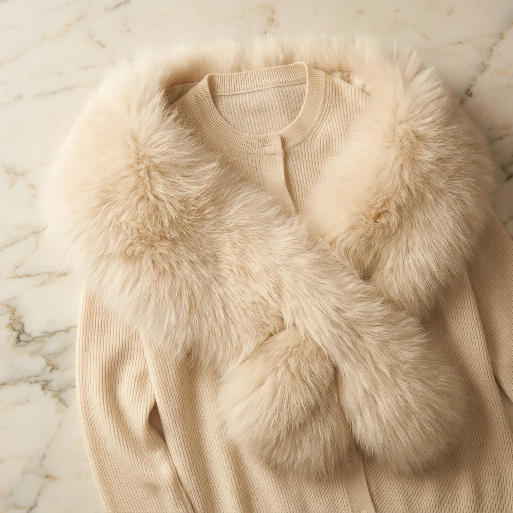 Real Fur & Silk Knitwear