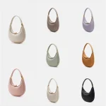 Multiple styles of women brown soft leather tote bag, different shapes of large capacity shoulder handbag