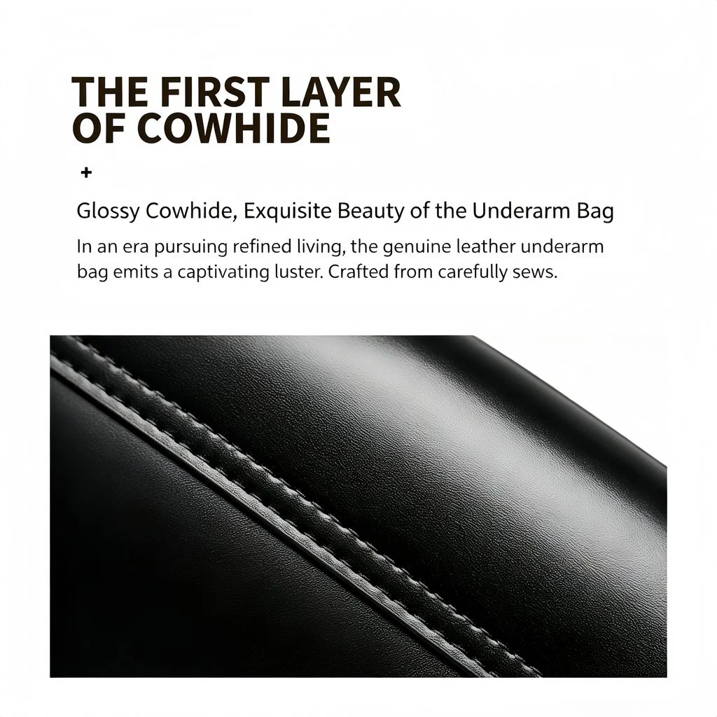 Genuine Leather Saddle Bag