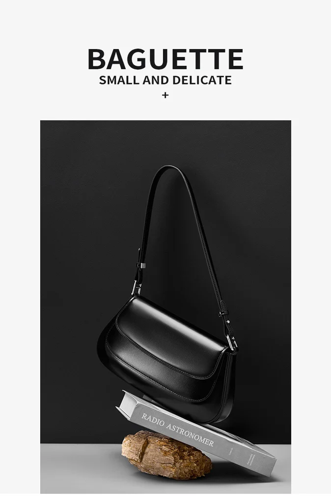 Genuine Leather Saddle Bag