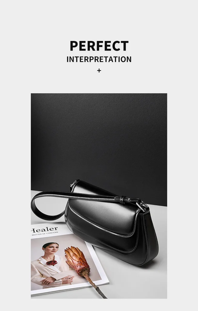 Genuine Leather Saddle Bag