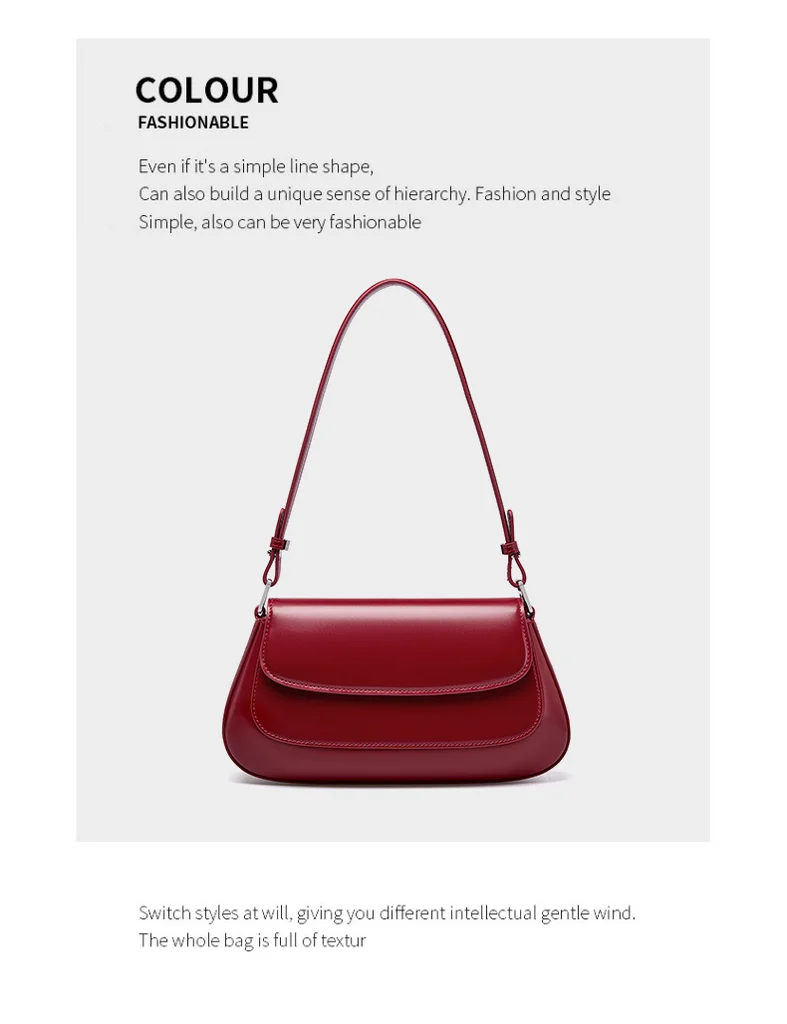 Genuine Leather Saddle Bag