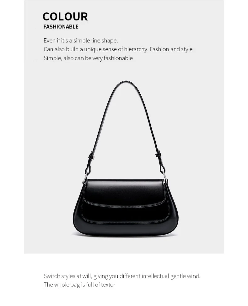 Genuine Leather Saddle Bag