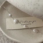 S925 sterling silver vintage brushed minimalist bracelet, product view
