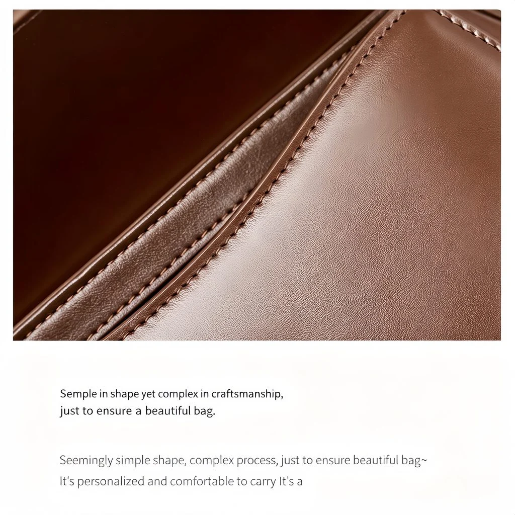 Genuine Leather Saddle Bag