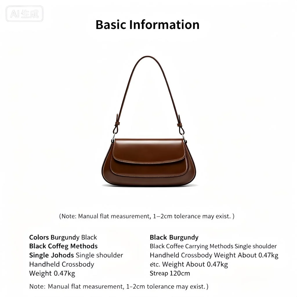 Genuine Leather Saddle Bag