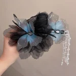 Butterfly hair claw festival style