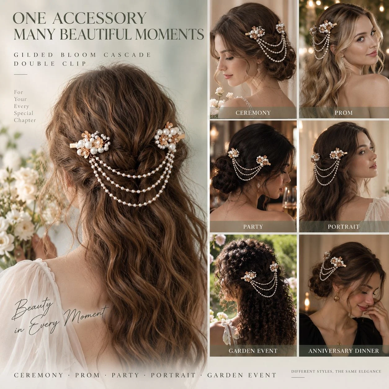 Forest Flower Hair Clips - View 9