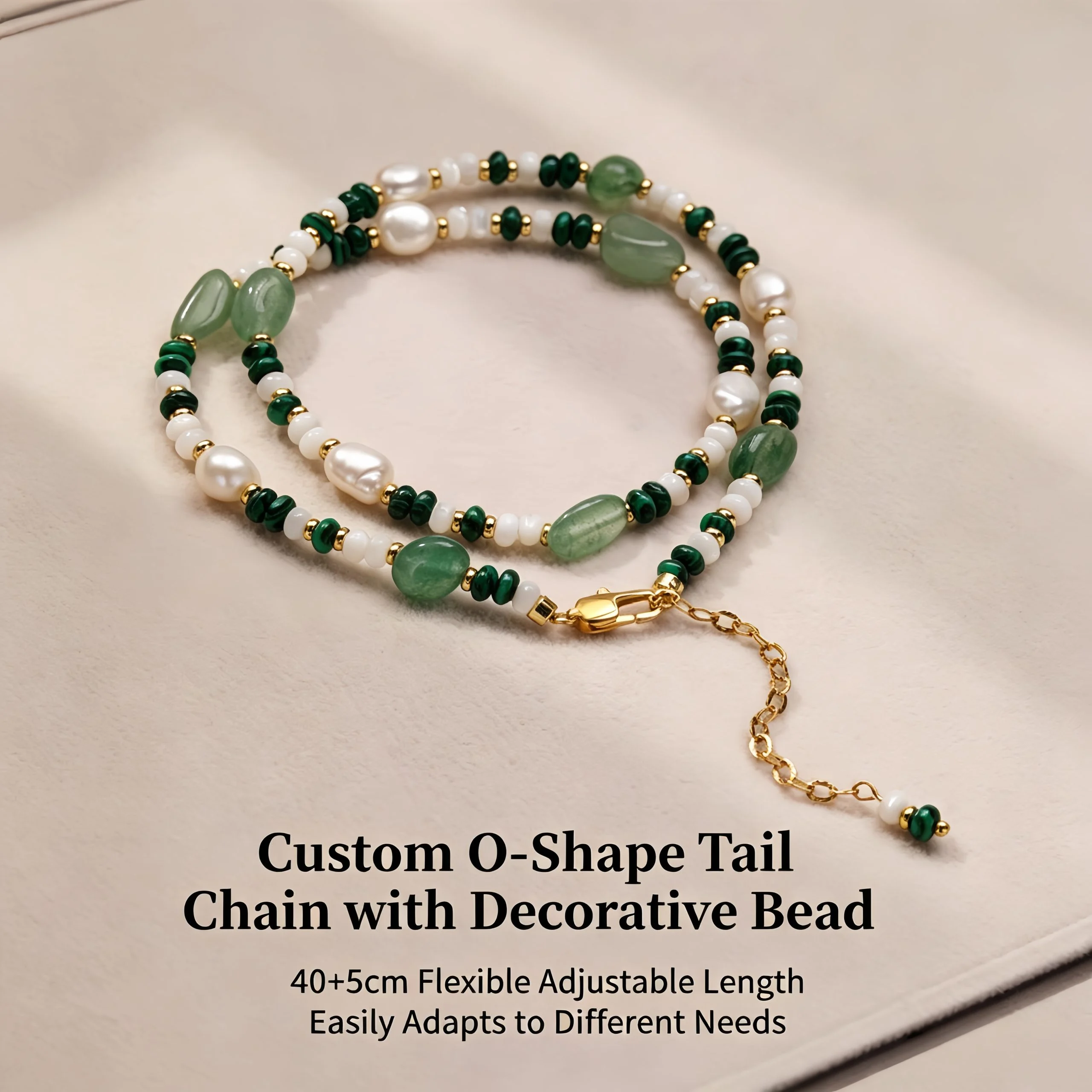 Pearl and Crystal Necklace Set Product Advertisement