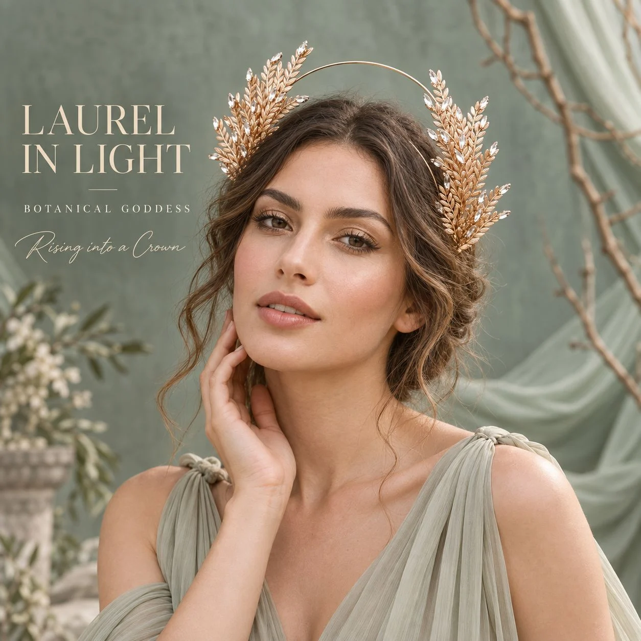 Greek Leaf Crown - View 1