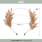 Greek leaf tiara on display for bridal styling