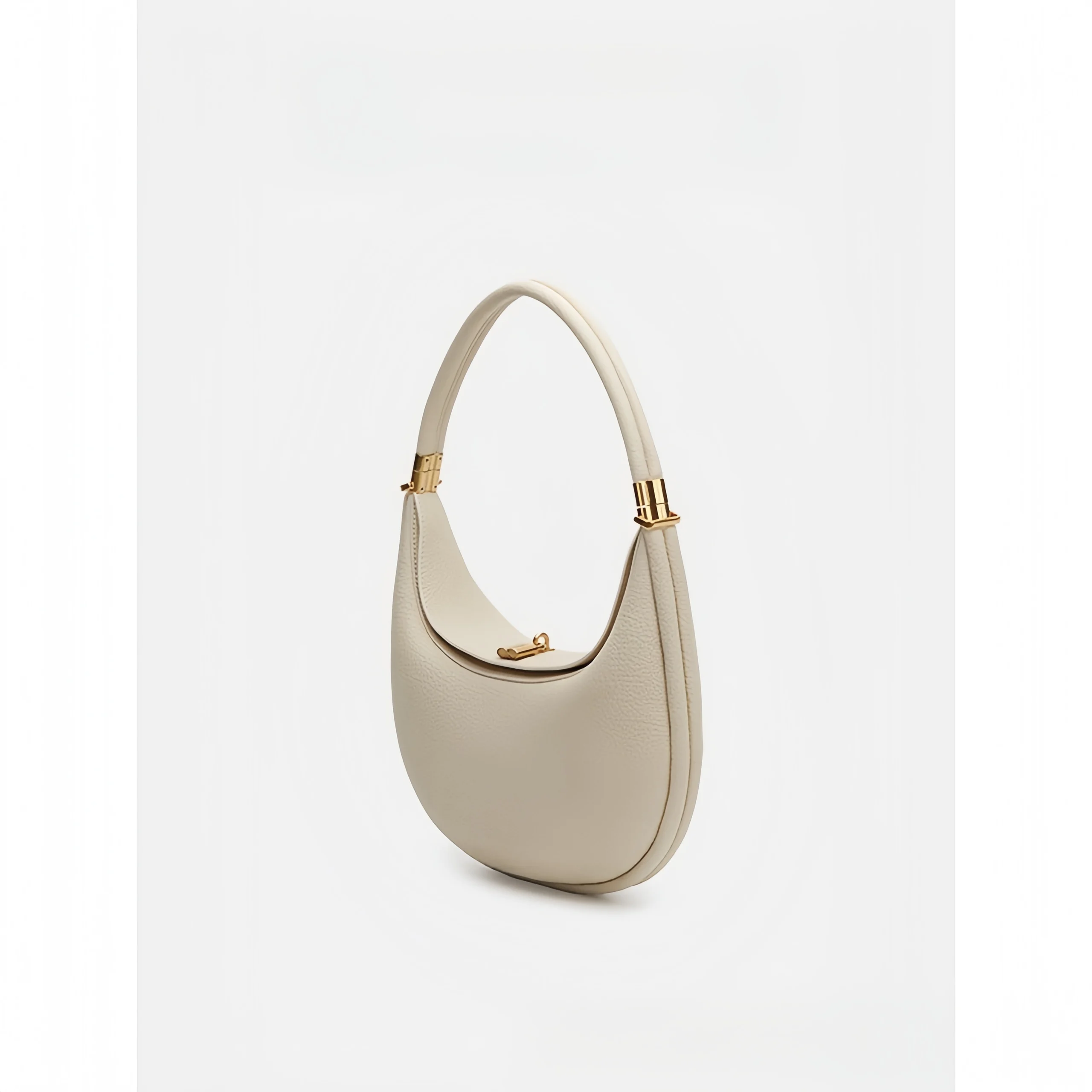 Genuine Leather Crescent Bag