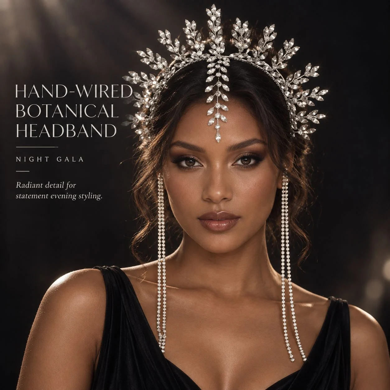 Luxury Rhinestone Headband - View 1
