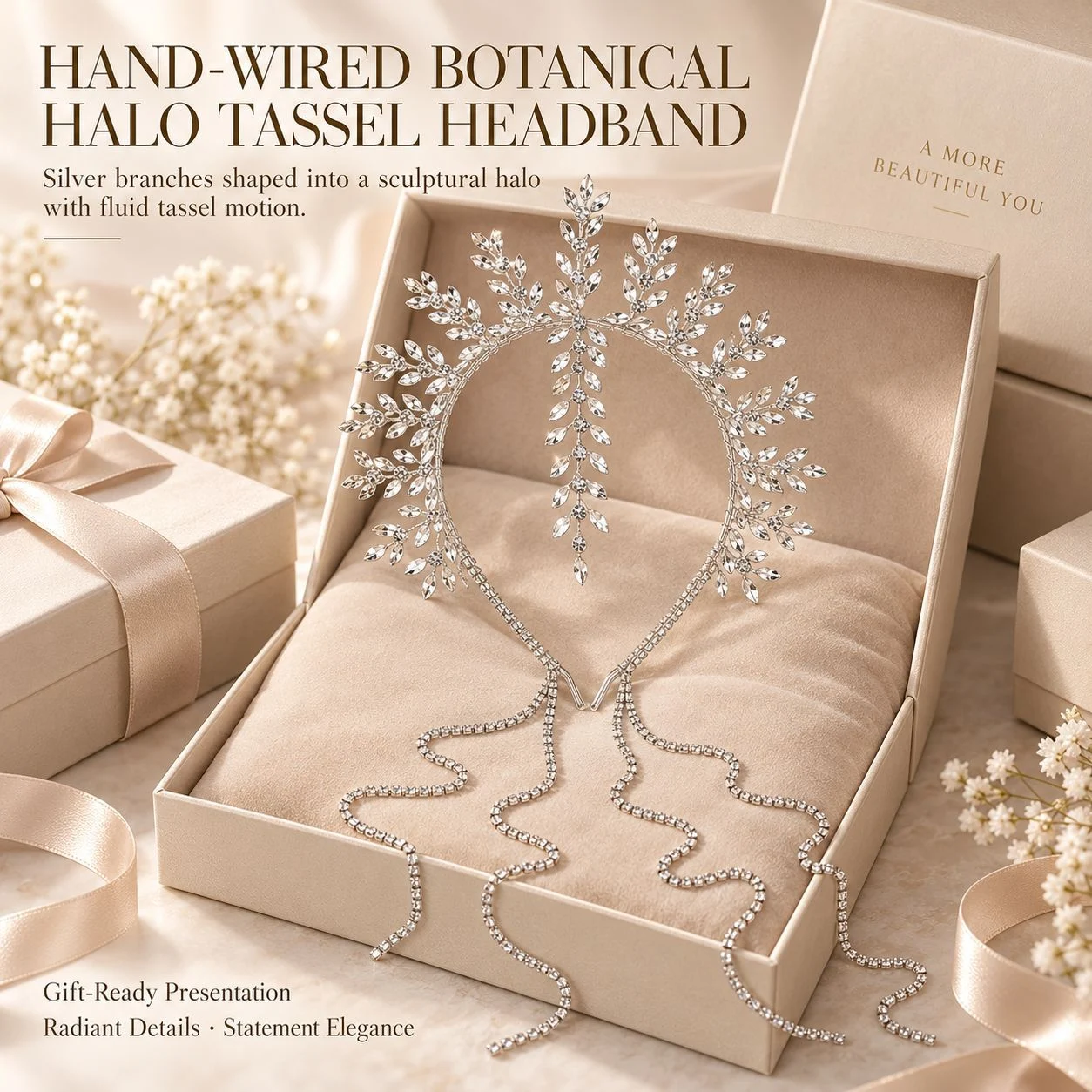 Luxury Rhinestone Headband - View 2