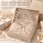 Luxury Rhinestone Headband Sparkling Crystal Hairband for Women - Side View