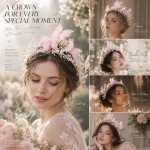 Butterfly tiara for photoshoot styling