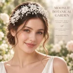 Daisy blossom headband close-up