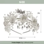 Forest floral headband garden party style